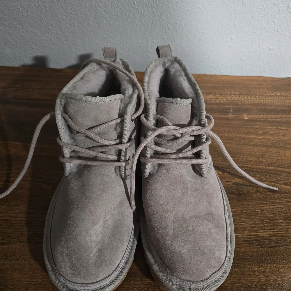 UGG Gray Nuemel Shearling Lined Boots - Picture 1 of 4
